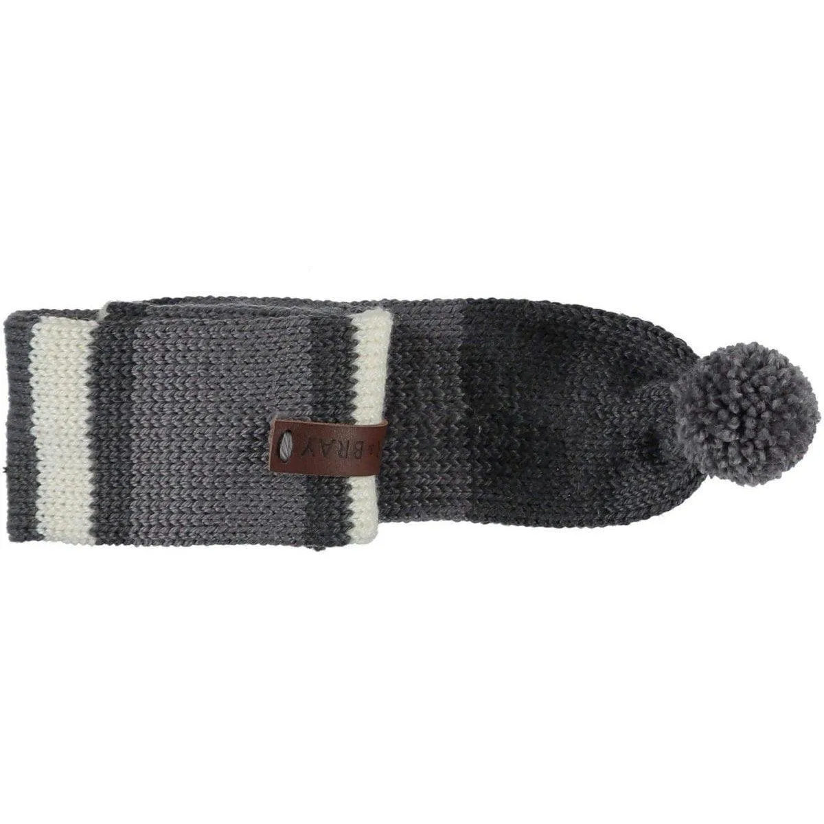 Knitted Argyle Dog Scarf by Baker & Bray - Graphite