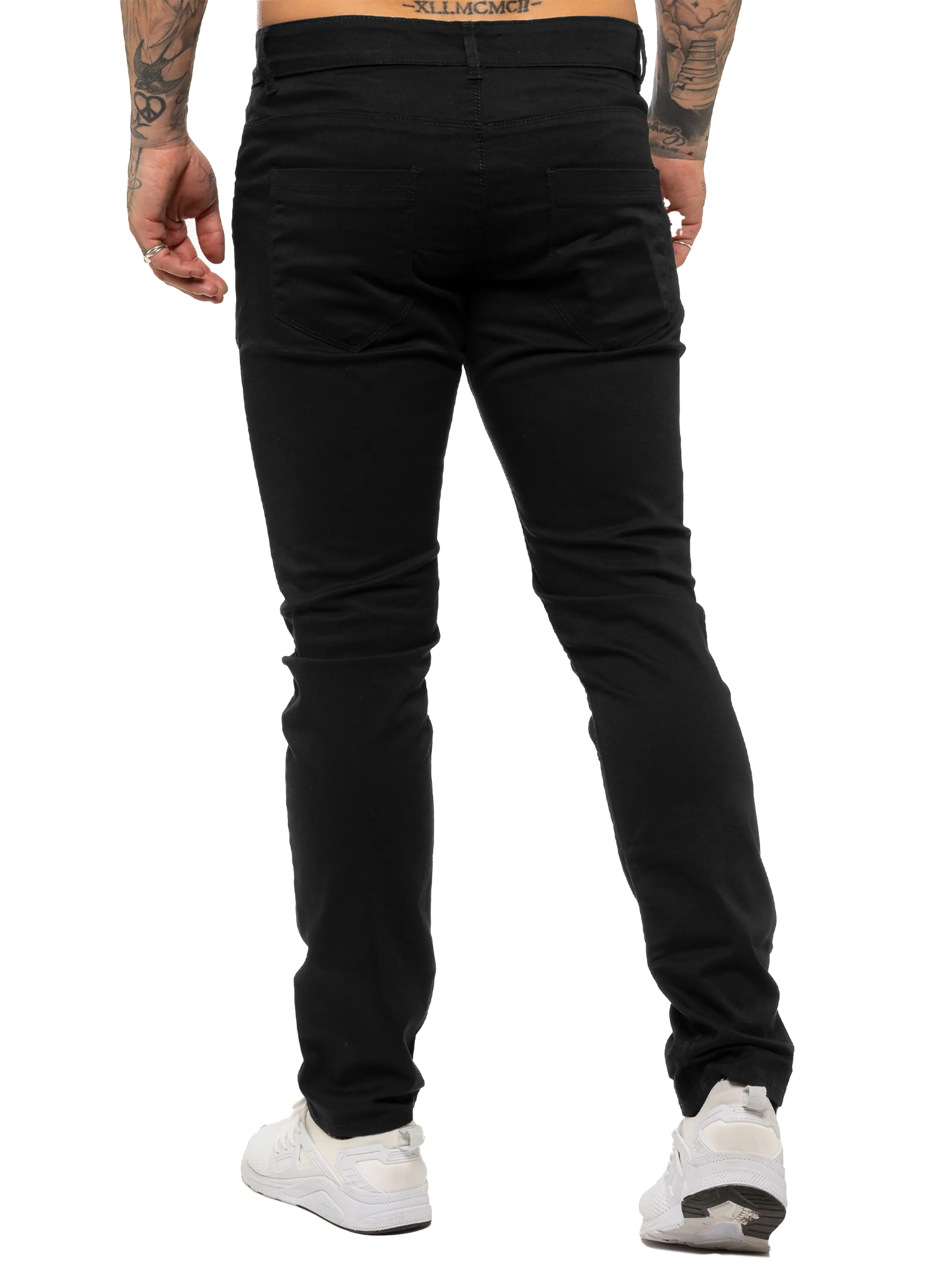 Kruze | Mens Slim Fit Stretch Chinos