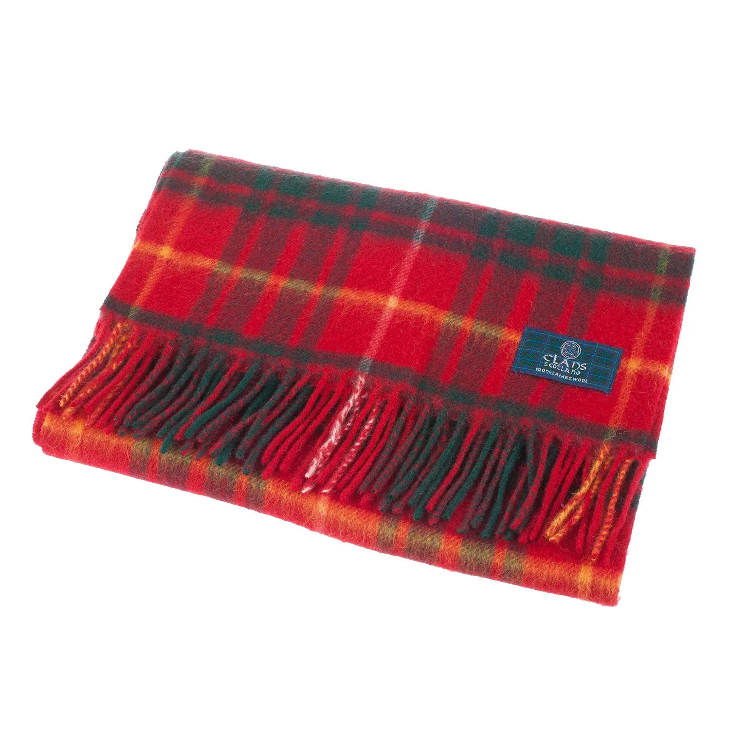 Lambswool Scottish Tartan Clan Scarf  Bruce