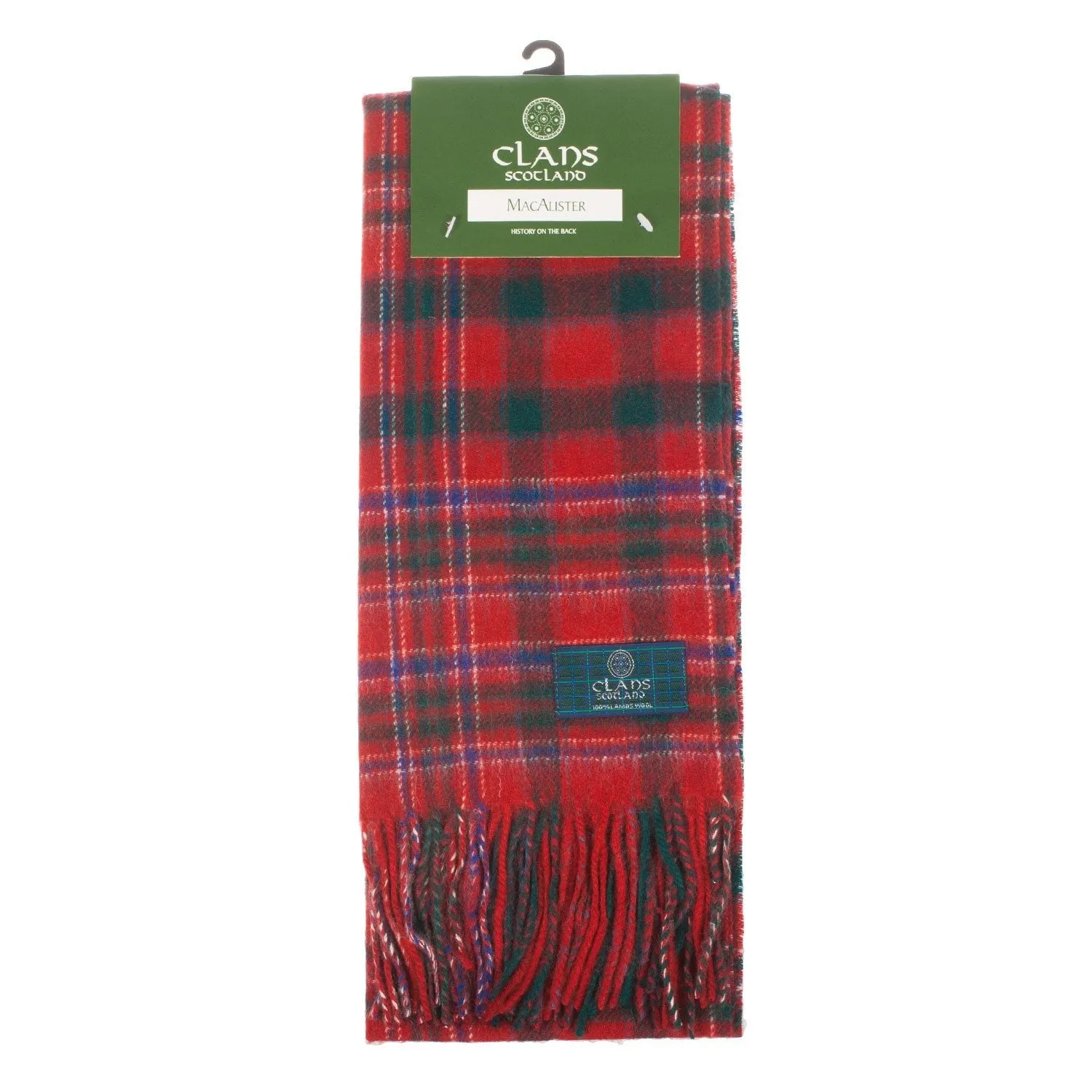 Lambswool Scottish Tartan Clan Scarf  Macalister