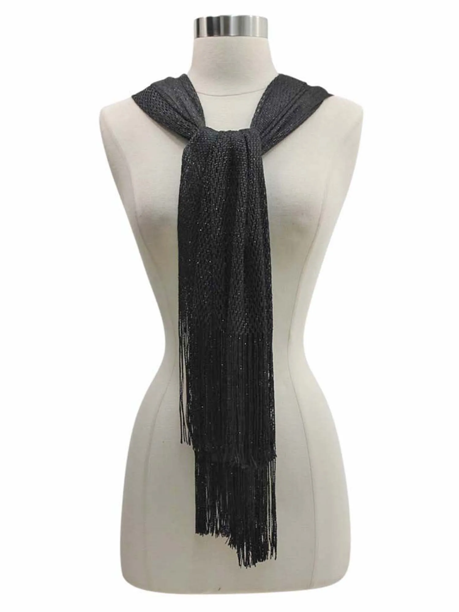 Lightweight Mesh Metallic Scarf