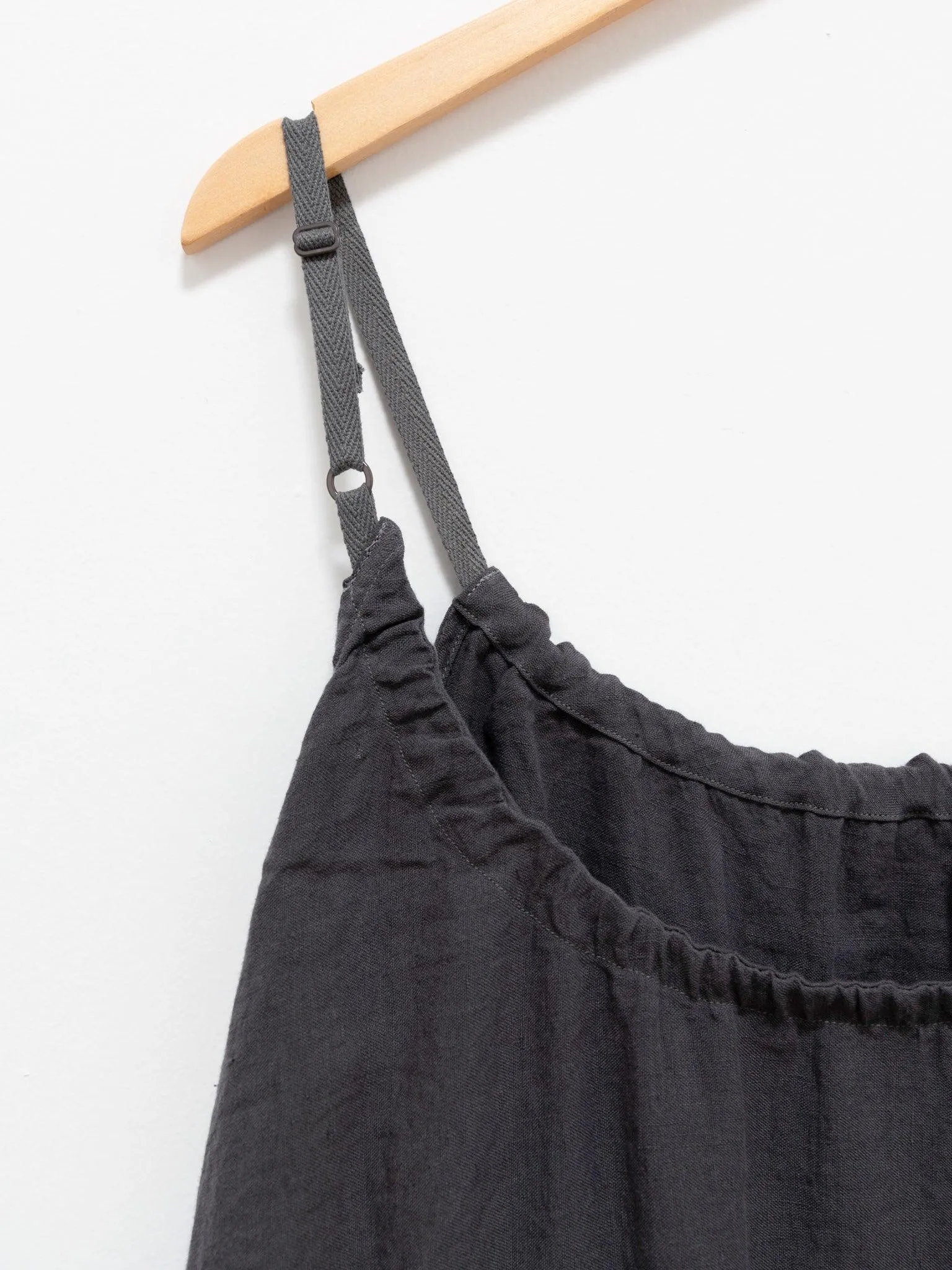 Linen Camisole Dress - Smoke Gray