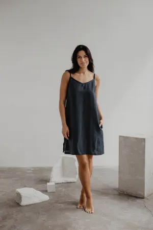 Linen slip dress ZOE by AmourLinen