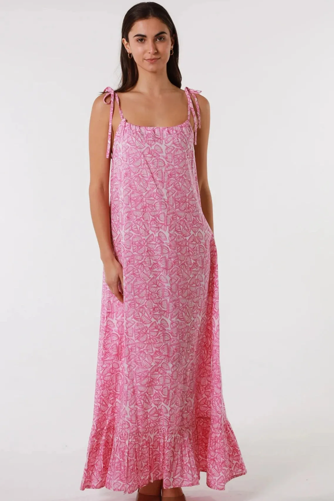 MARLEY COTTON SLIP MAXI DRESS