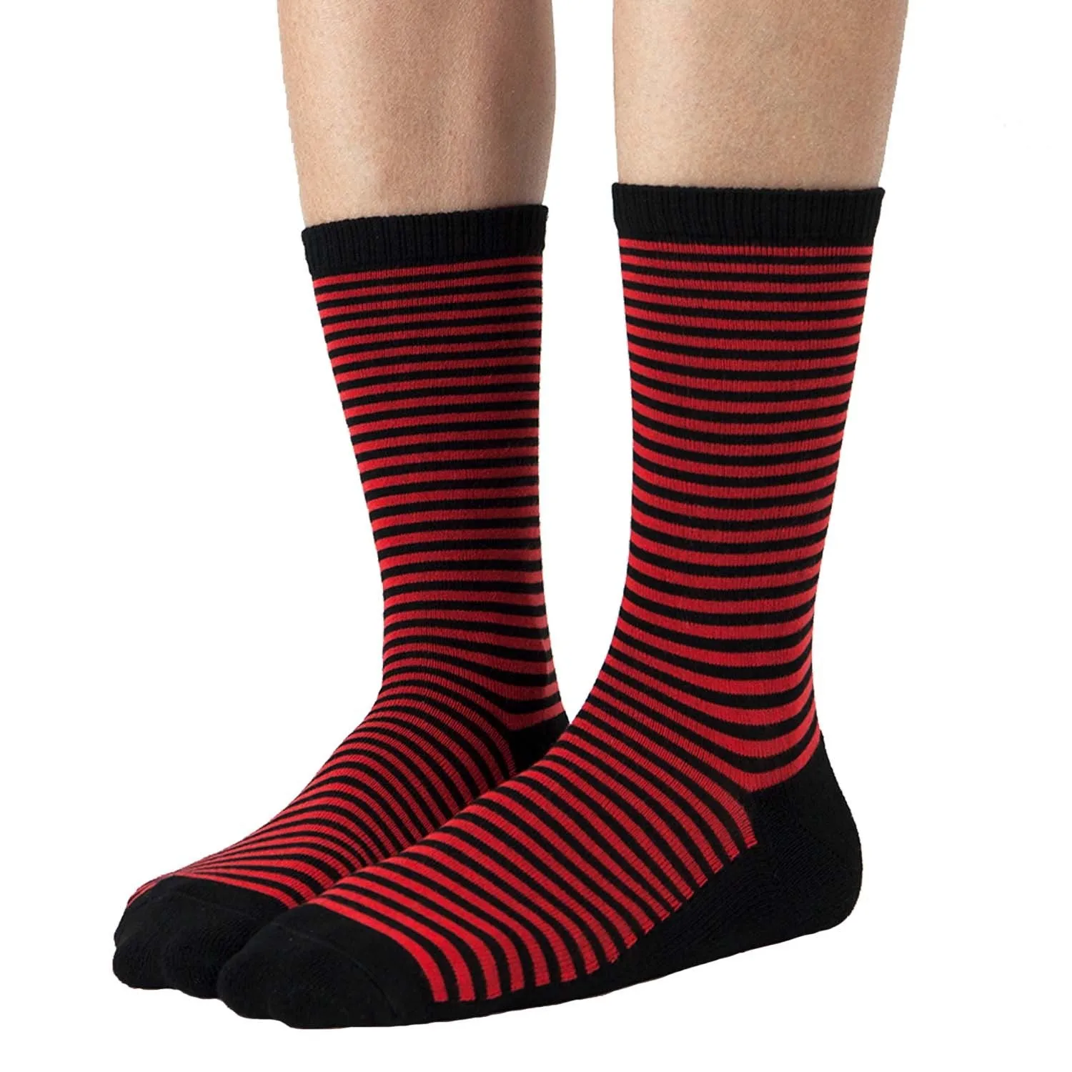 MD Design Bamboo Crew Dress Socks Cushioned