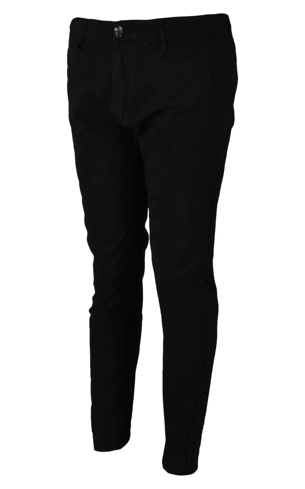 Mens Black Slim Fit Chinos - 30W X 28L