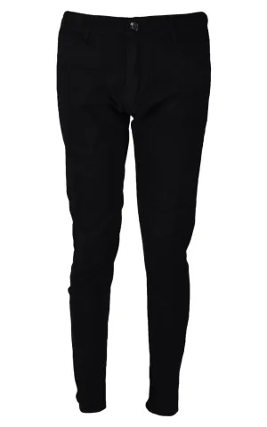 Mens Black Slim Fit Chinos - 30W X 28L