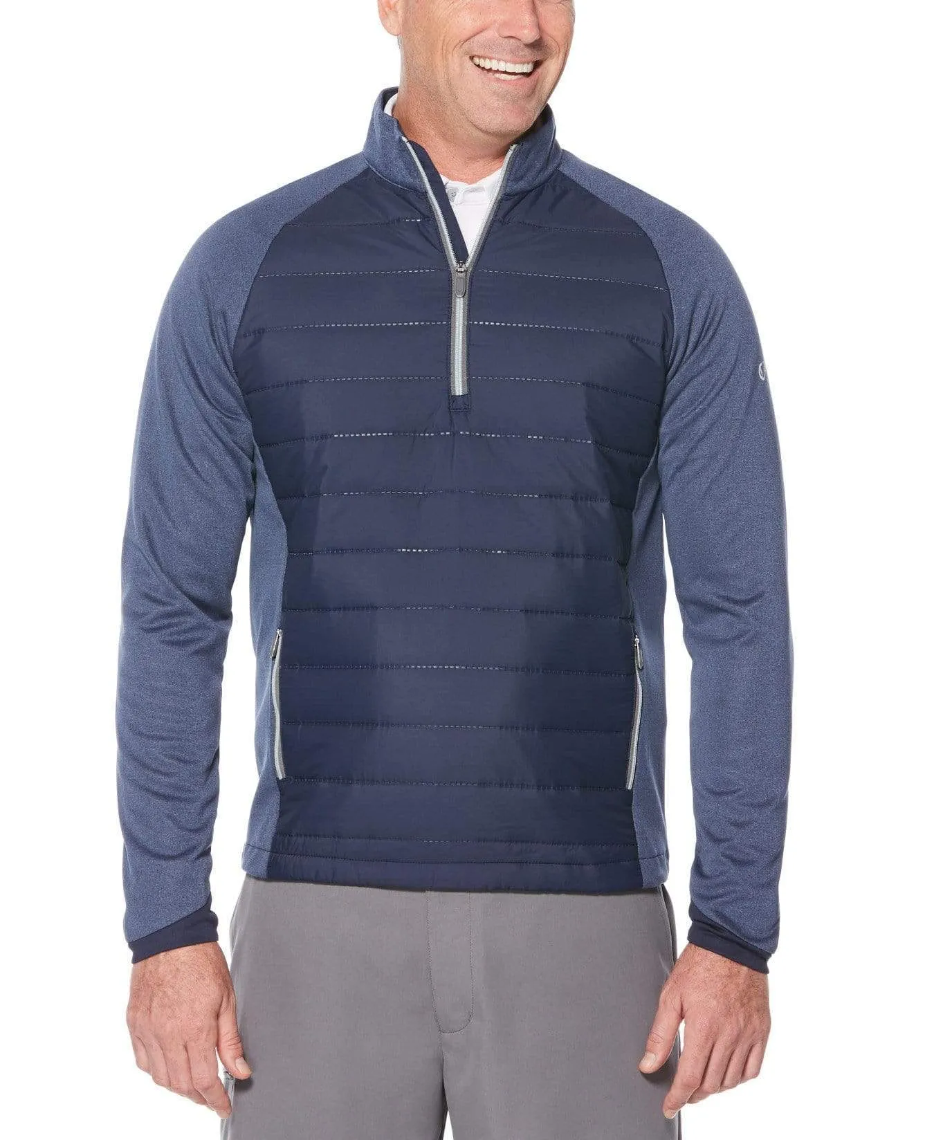 Mens Swing Tech™ Mixed Media 1/4 Zip Pullover