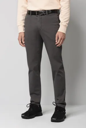 MEYER M5 Jeans - 6001 Soft Stretch Cotton Chinos - Charcoal