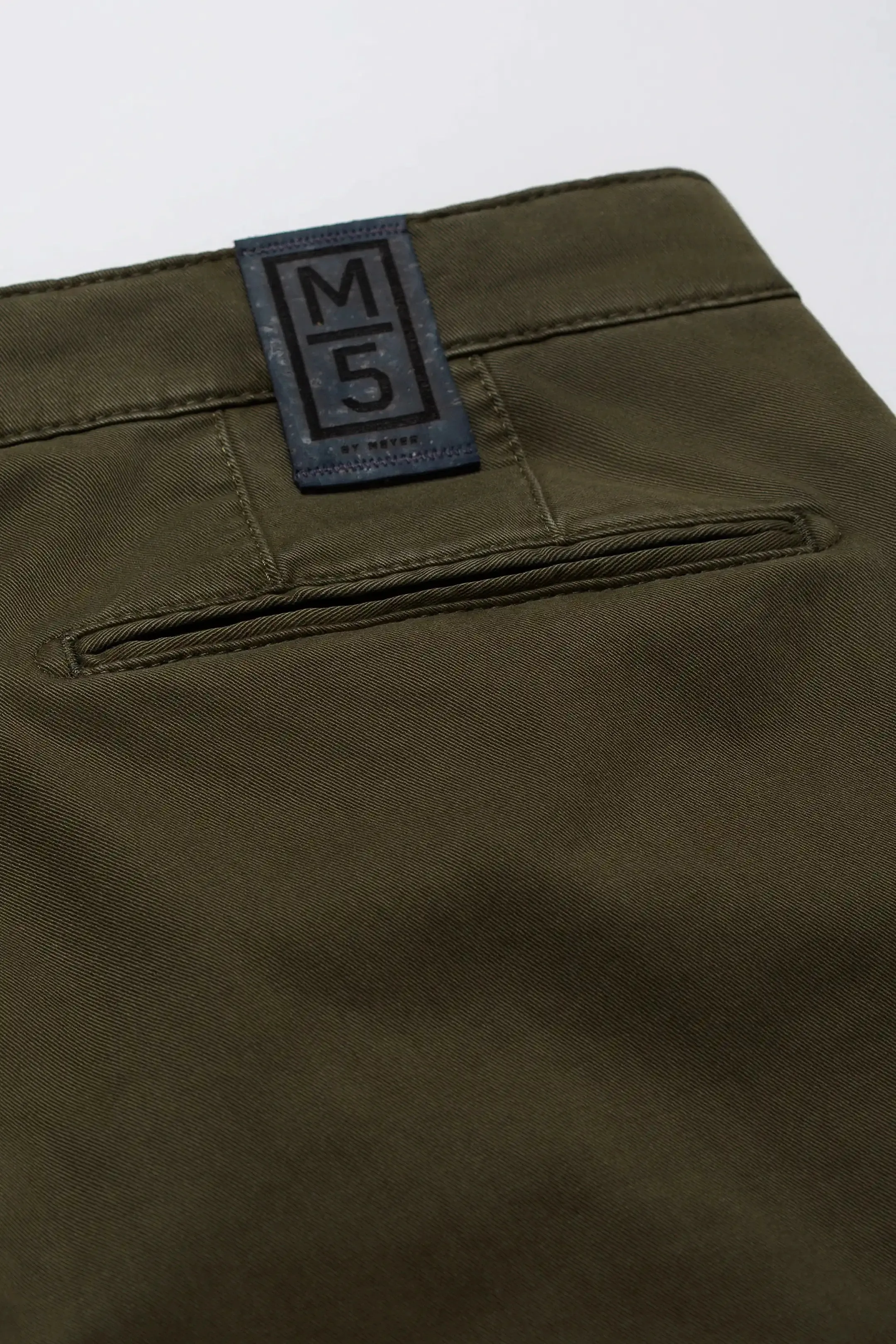 MEYER M5 Jeans - 6001 Soft Stretch Cotton Chinos - Green