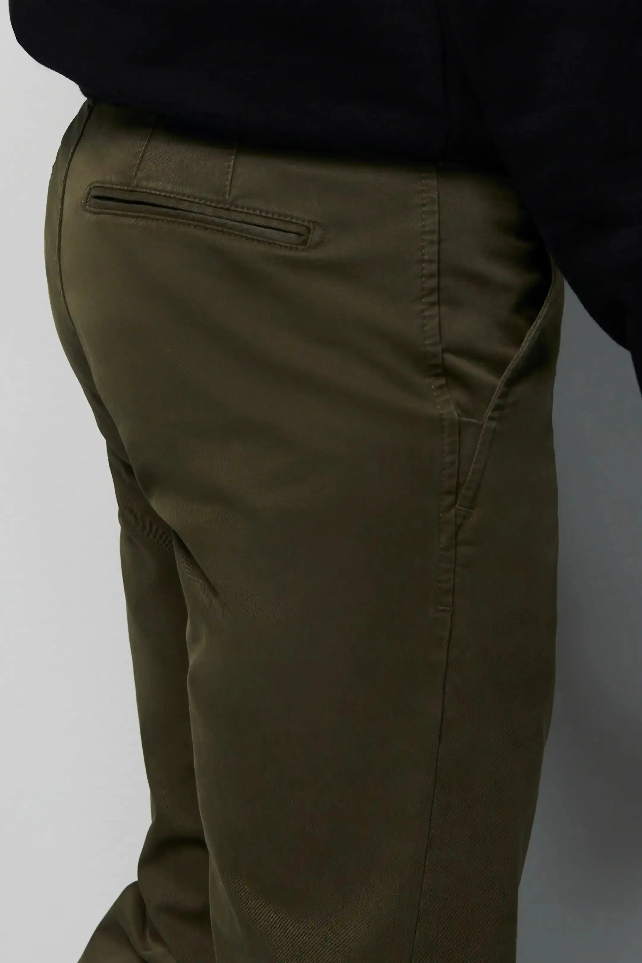 MEYER M5 Jeans - 6001 Soft Stretch Cotton Chinos - Green