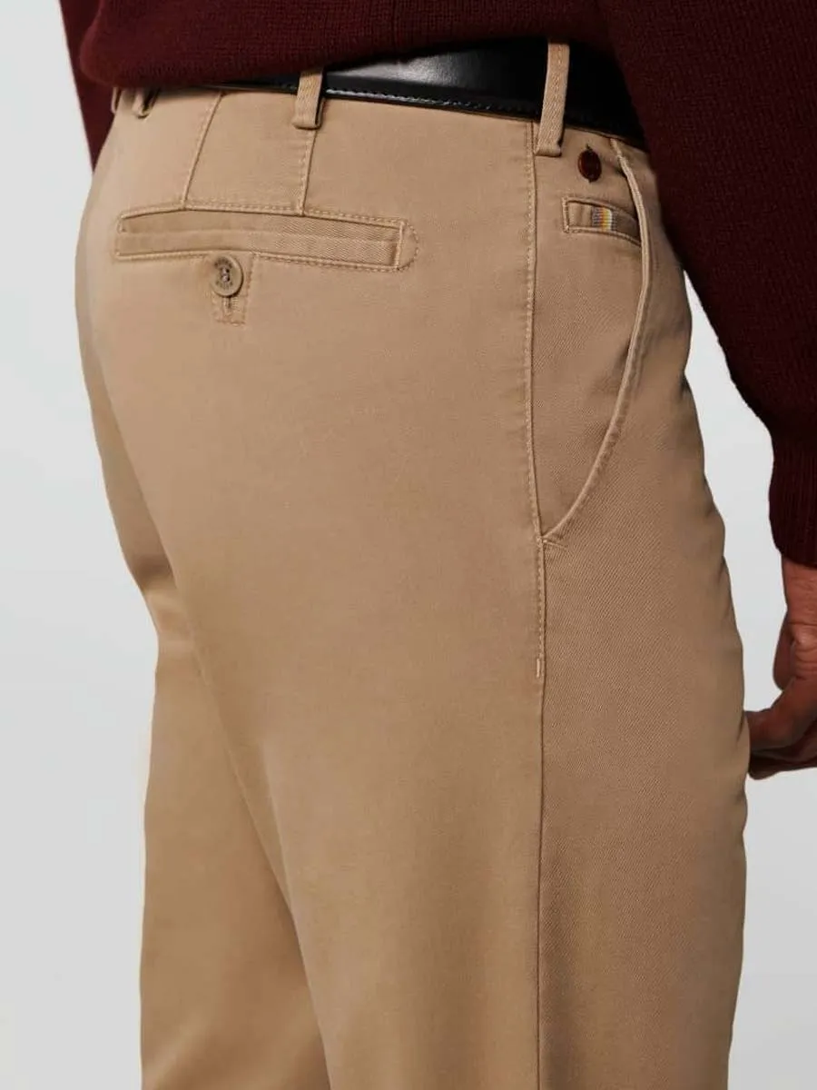 MEYER Roma Trousers - 316 Luxury Cotton Chinos - Camel