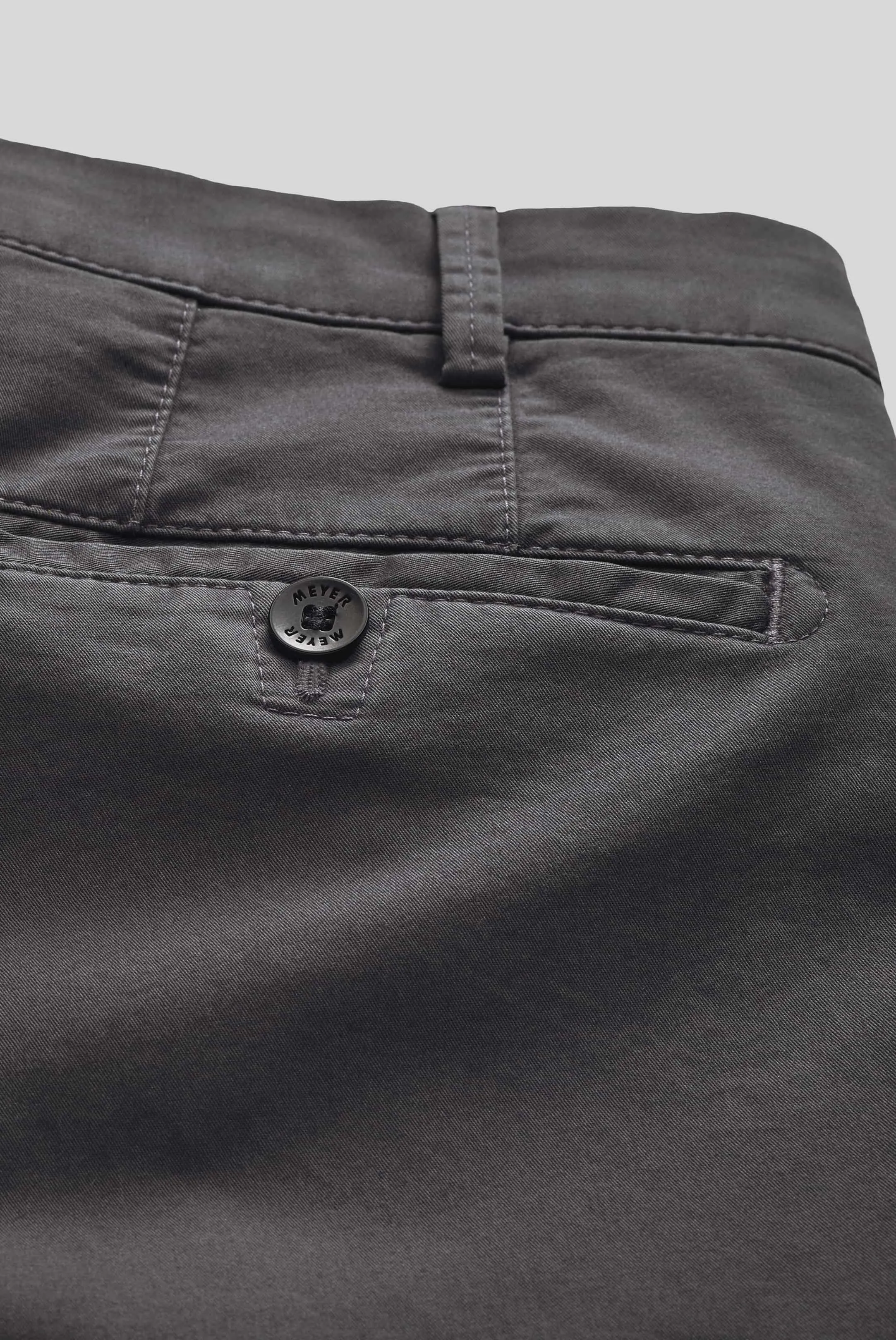 MEYER Roma Trousers - 316 Luxury Cotton Chinos - Charcoal