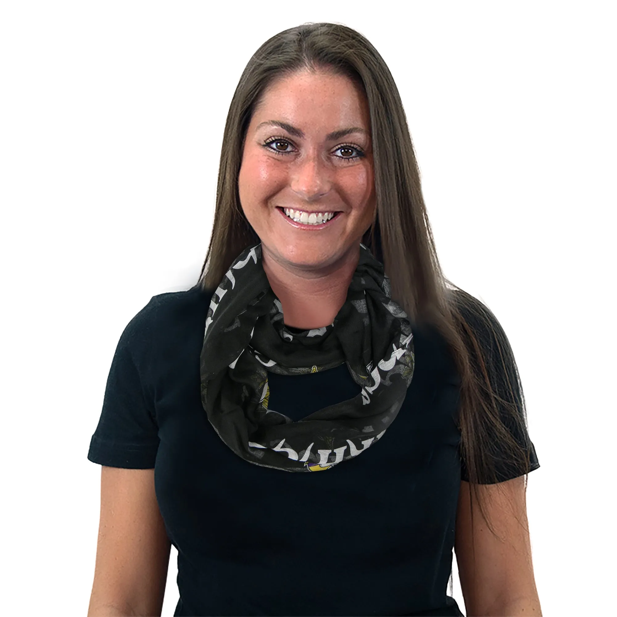 Minnesota Vikings Sheer Infinity Scarf Alternate