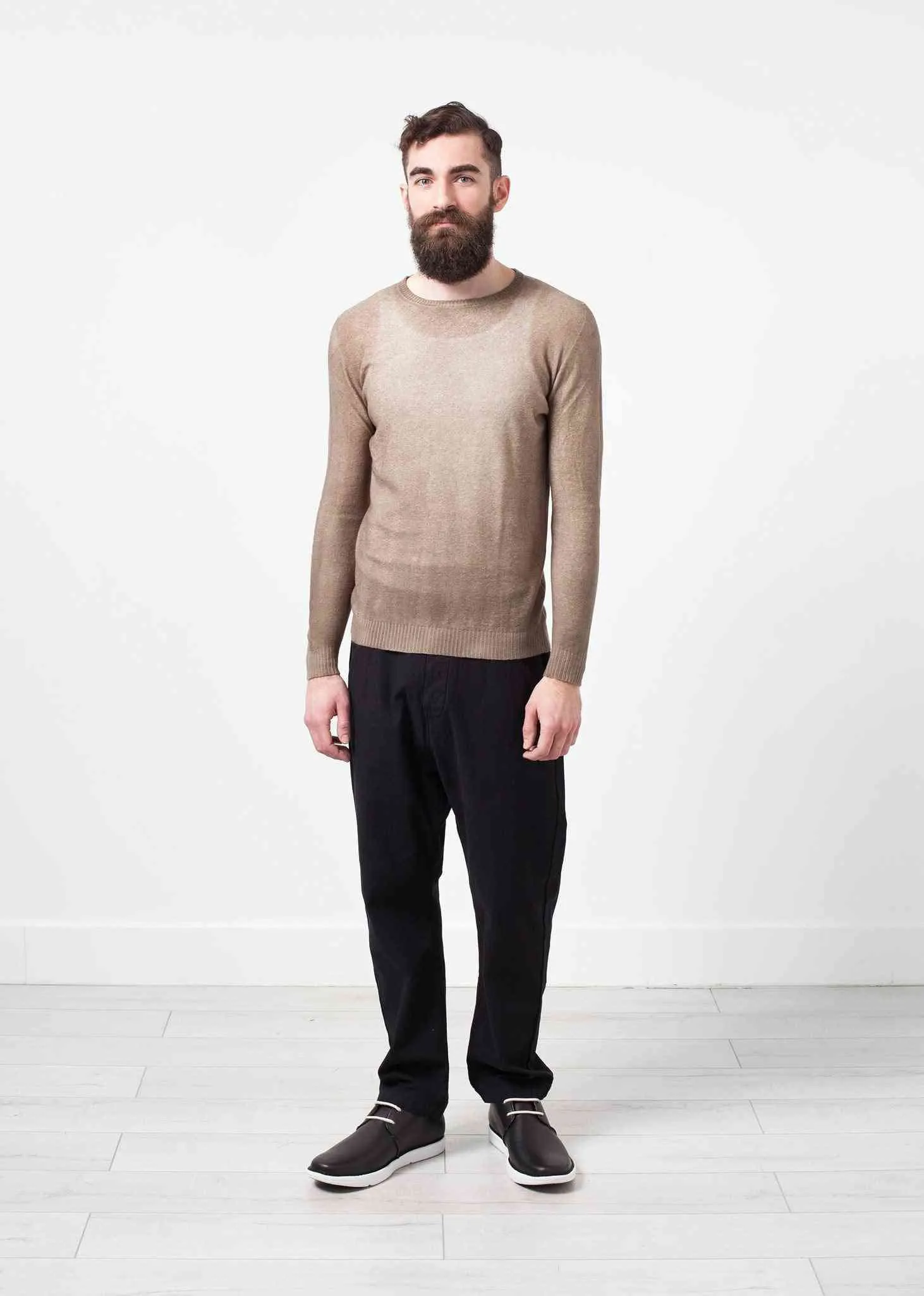 Mottled Cashmere Crewneck