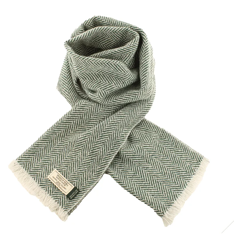 Mucros Donegal Scarf | Green