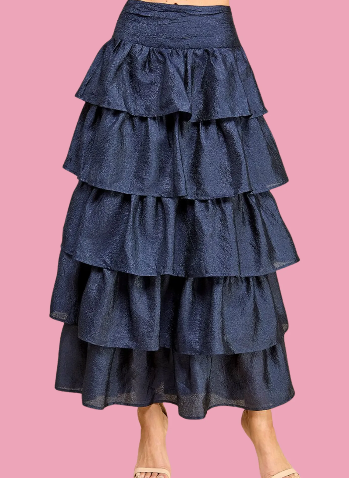 Multi-Tiered Ruffle Skirt