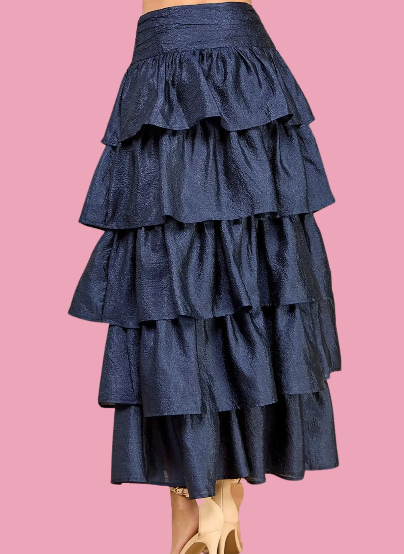 Multi-Tiered Ruffle Skirt