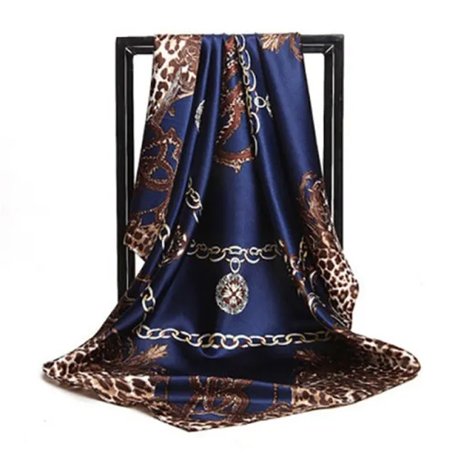 Muslimah Square Silk Hijab Scarf