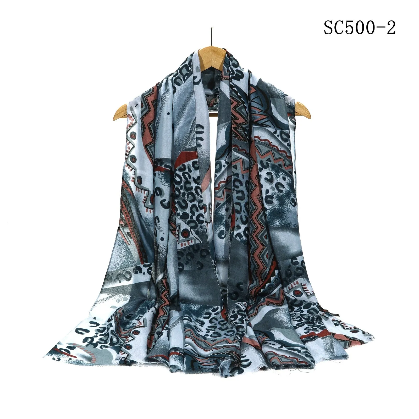 New Women Printed Cotton Viscose Light Weight Scarf