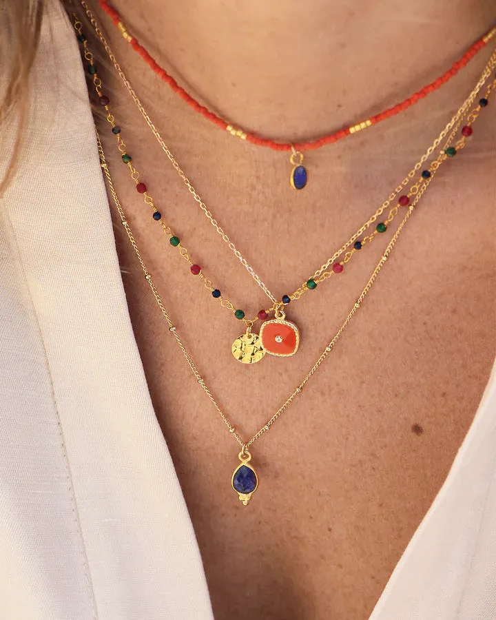 Nilaï Mini Stones Necklace - Multi