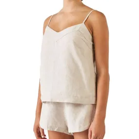 Nimes Natural Linen Cami by Linen House