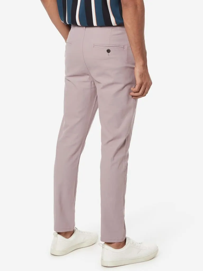 Nuon Mauve Skinny Fit Rocker Chinos