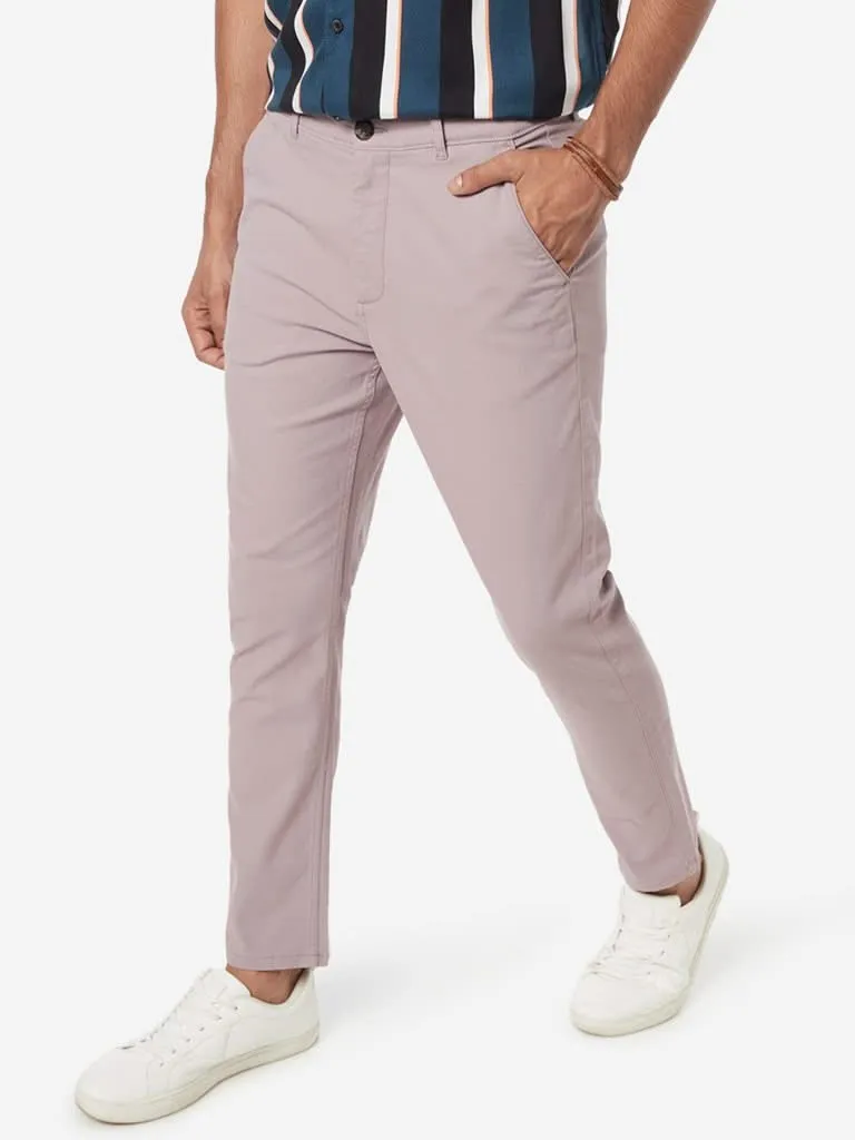 Nuon Mauve Skinny Fit Rocker Chinos