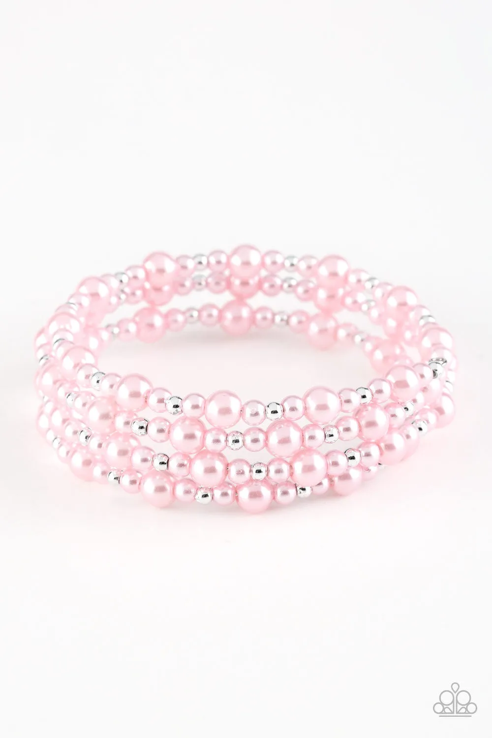 Open Door Jewelry - Classic Confidence - Pink Bracelet - Paparazzi Accessories