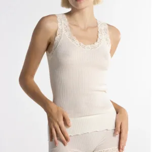 Oscalito - Silk Ribbed Tank Top - More Colors