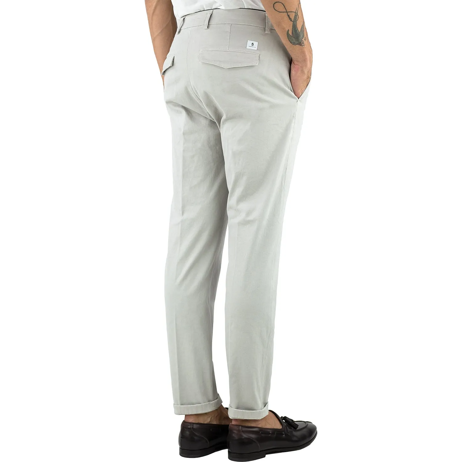 Pantalone DEPARTMENT 5 Prince in Cotone Stretch Stucco