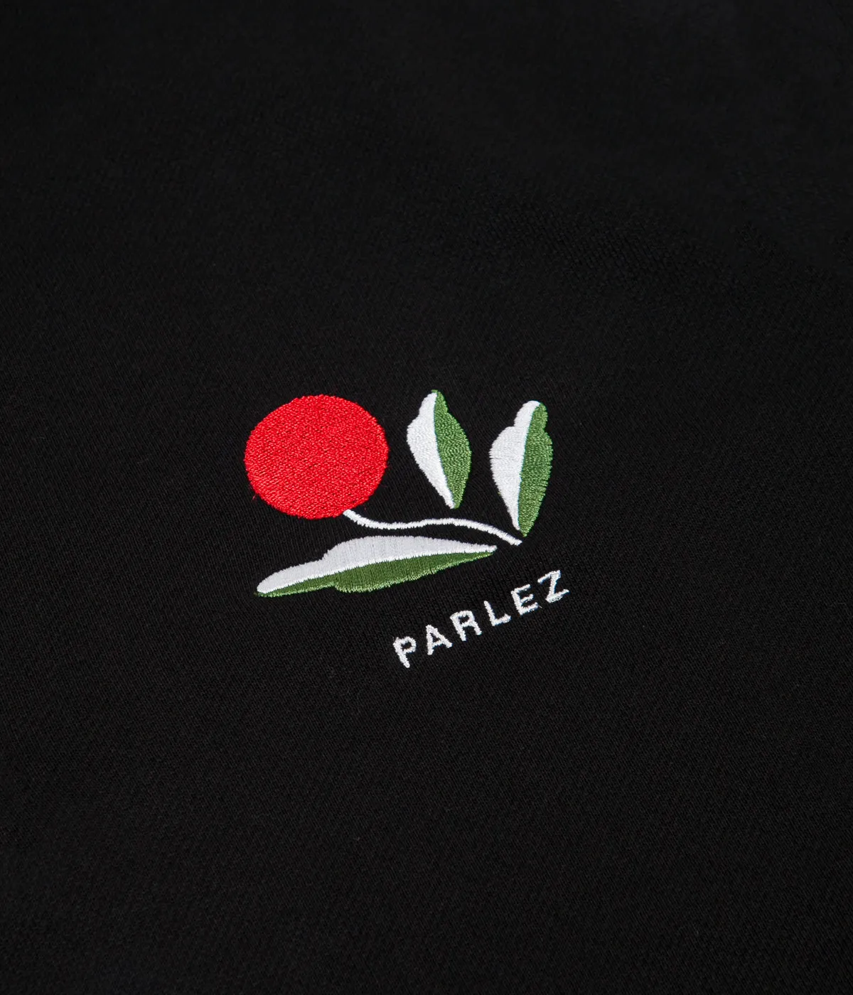 Parlez Kojo 1/4 Zip Sweatshirt - Black