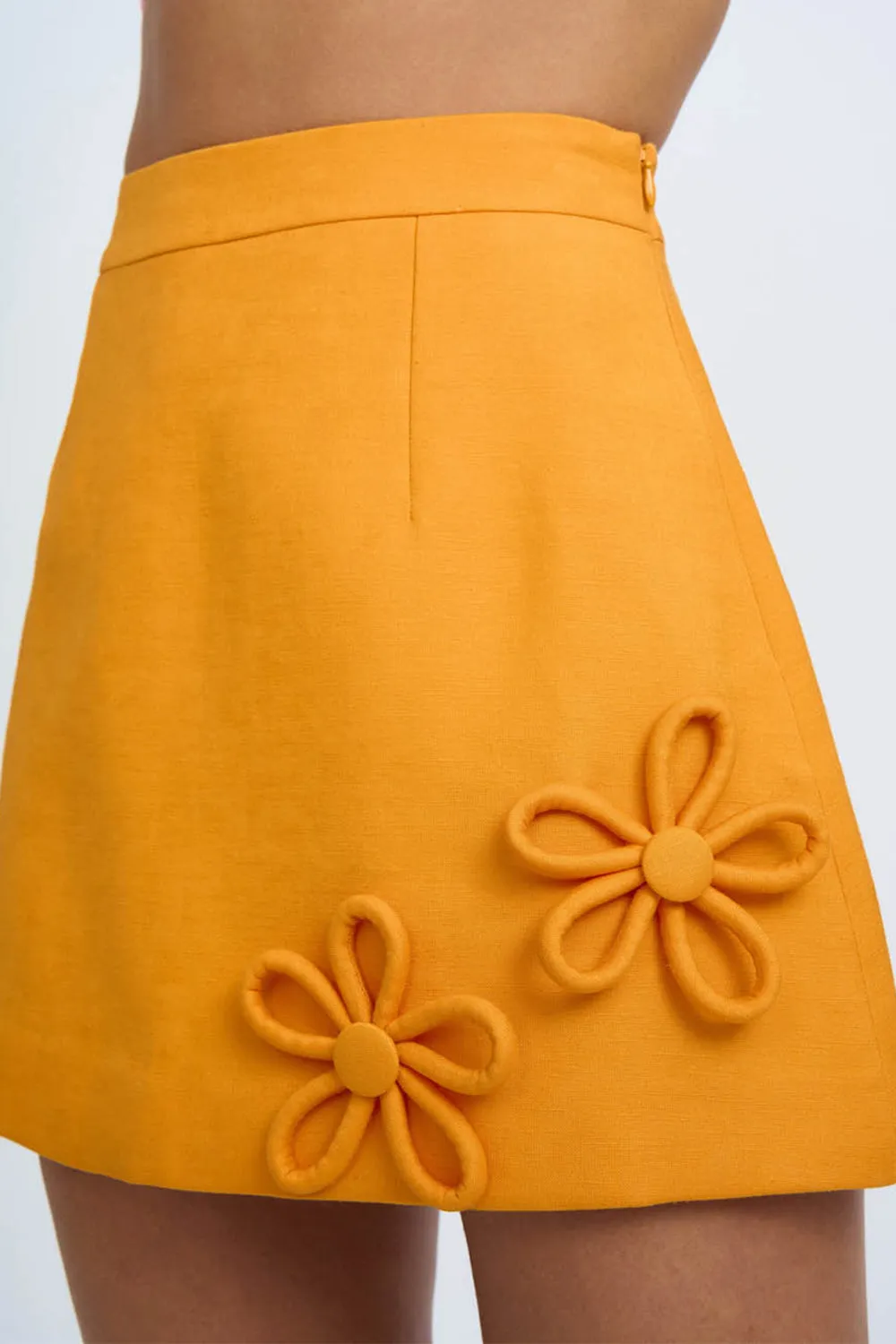 Petunia Mini Skirt | Final Sale - Orange