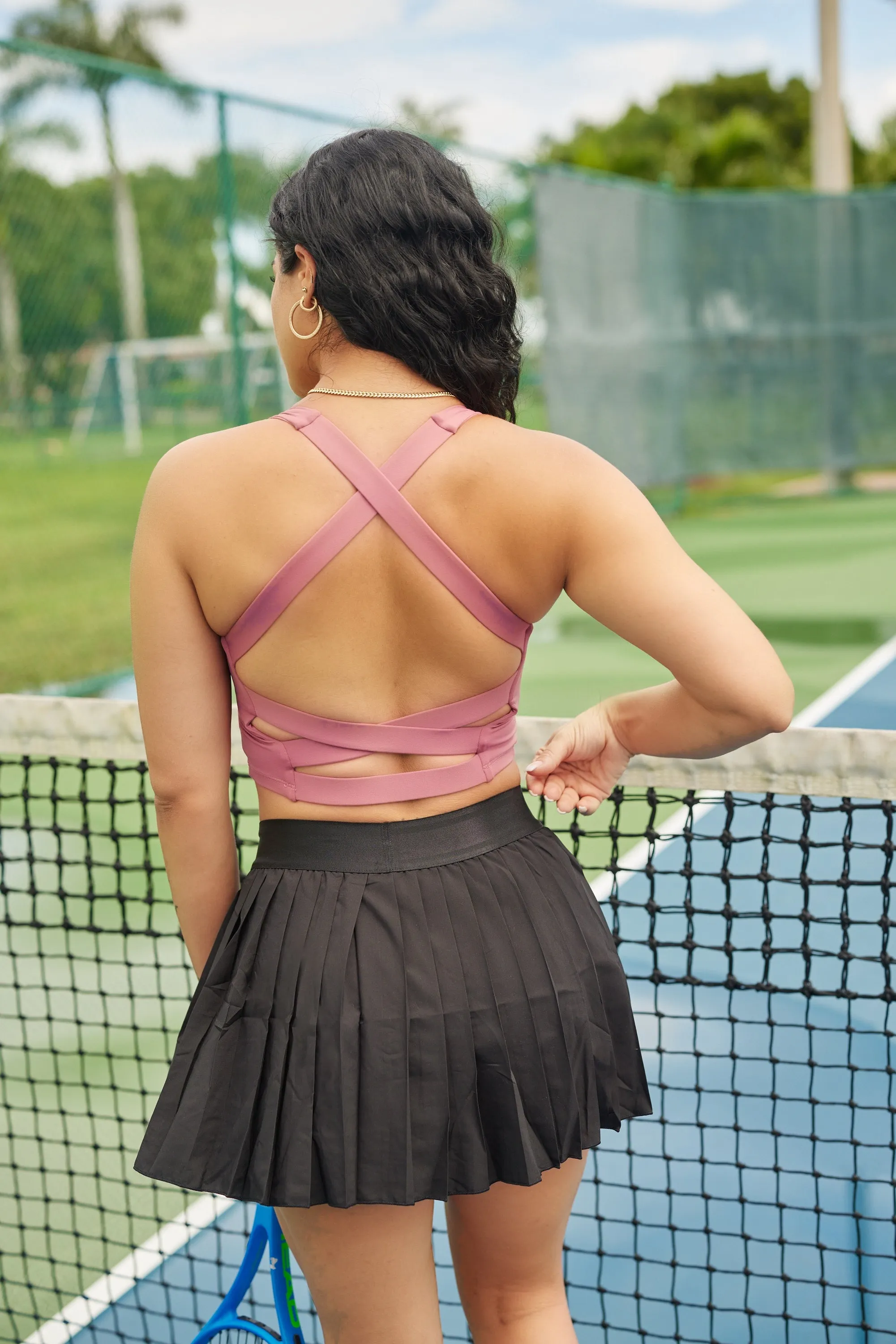 PLISSE TENNIS SKIRT