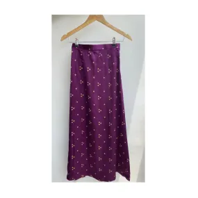 Purple bandhani skirt