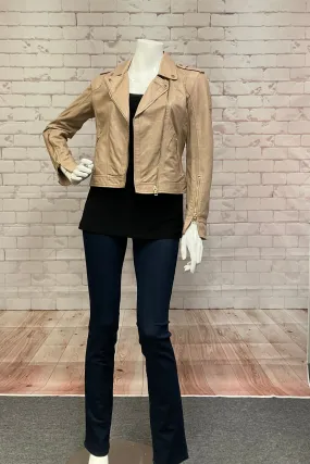 REAL PERFORATED LEATHER JACKET