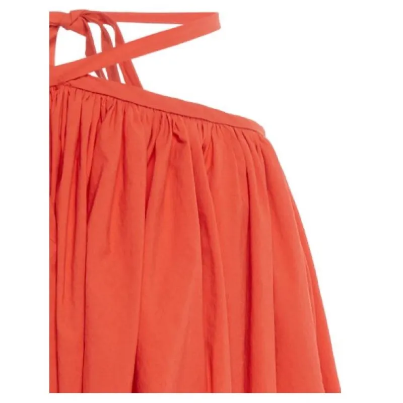 Ruched Cocoon Tie Skirt