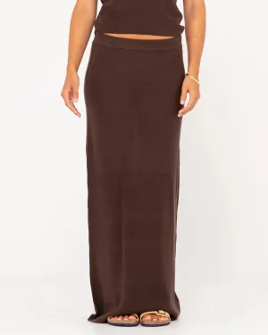 Rusty Ophelia Knit Maxi Skirt