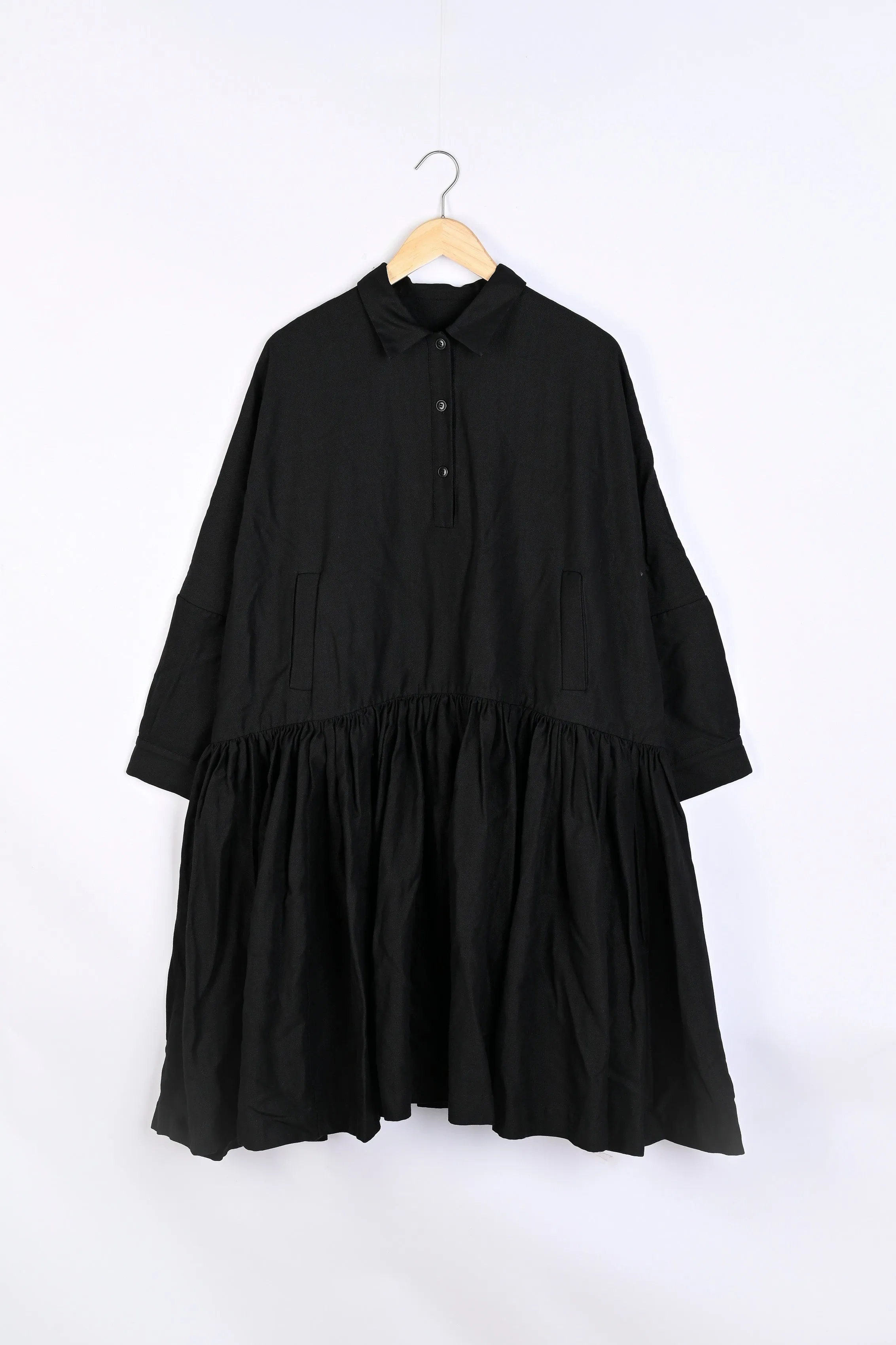 SAINT ROC DRESS - WVLIN - BLACK