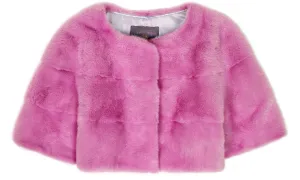 Sarah Mini Mink Fur Jacket Orchidea