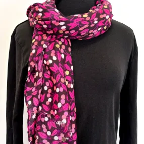 Scarf - Pink Cherries