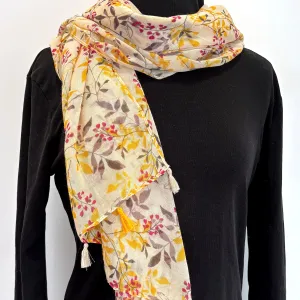 Scarf - Yellow Leaves