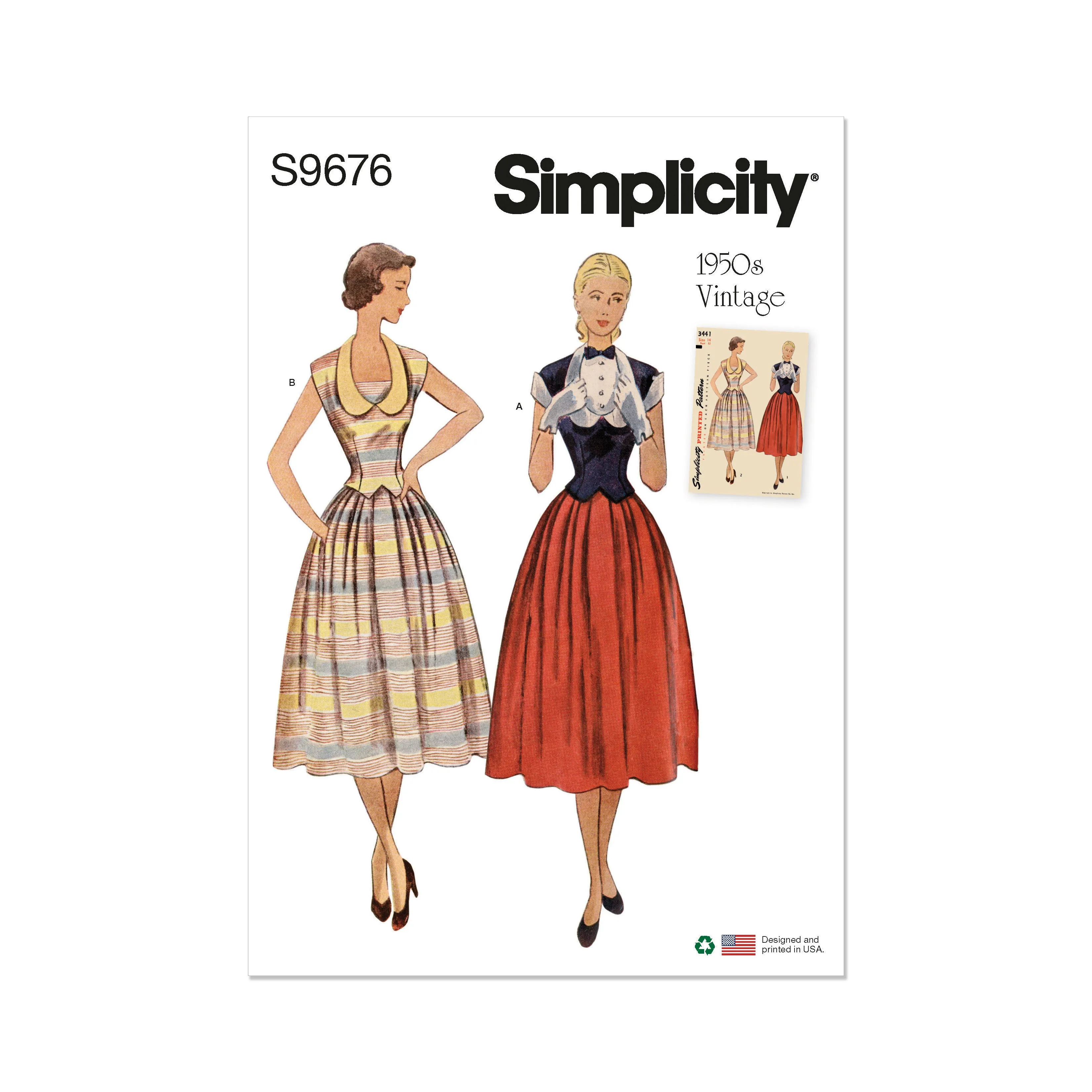 Simplicity Pattern S9676 Misses Dress