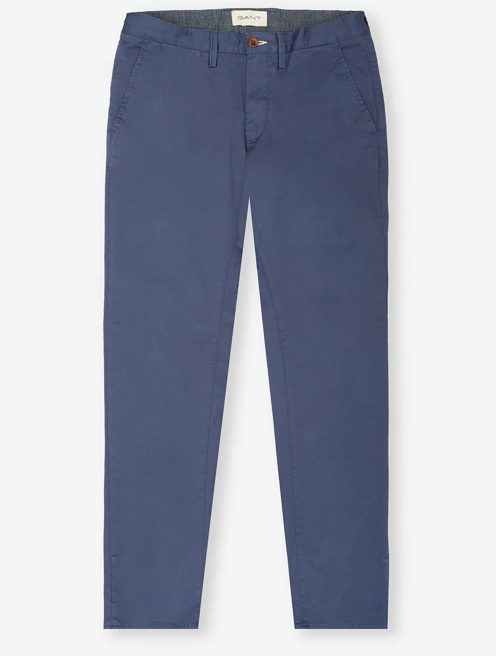 Slim Twill Chinos Dusty Navy