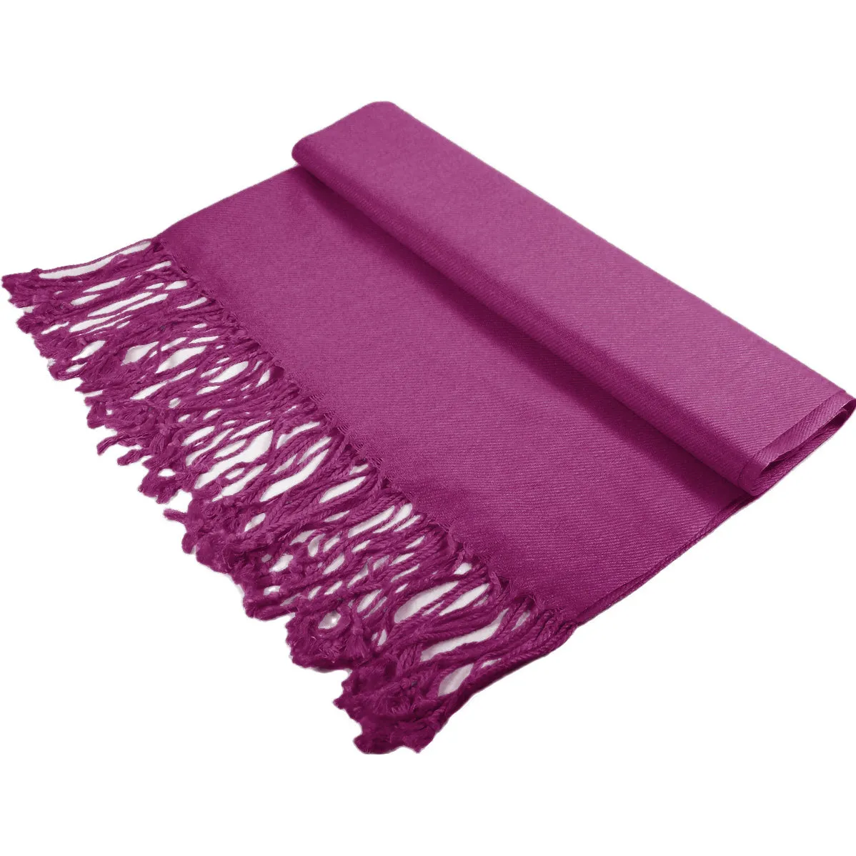 Solid Mulberry Pashmina Scarves