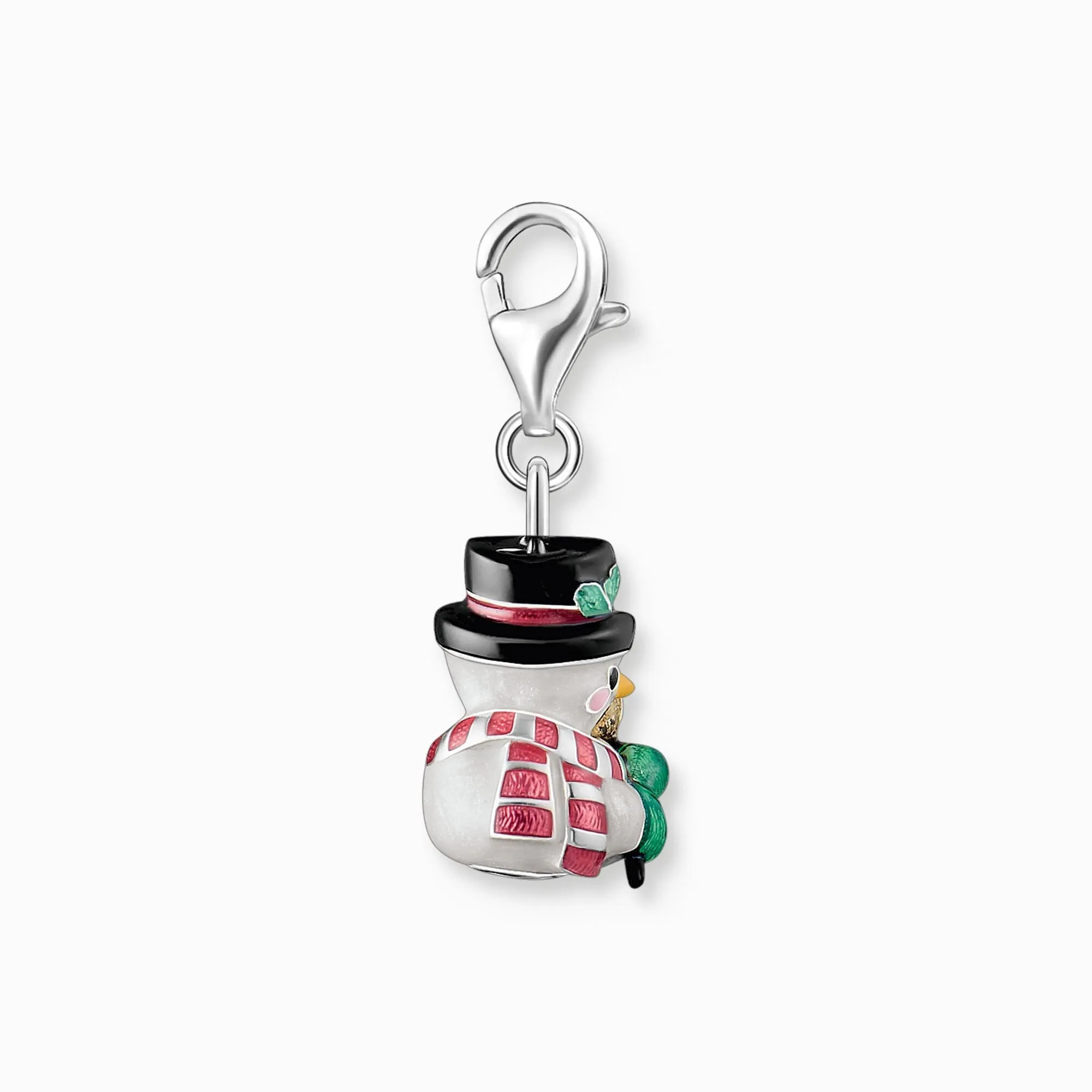 Sterling Silver Enamel Snowman Charm 2195-007-7