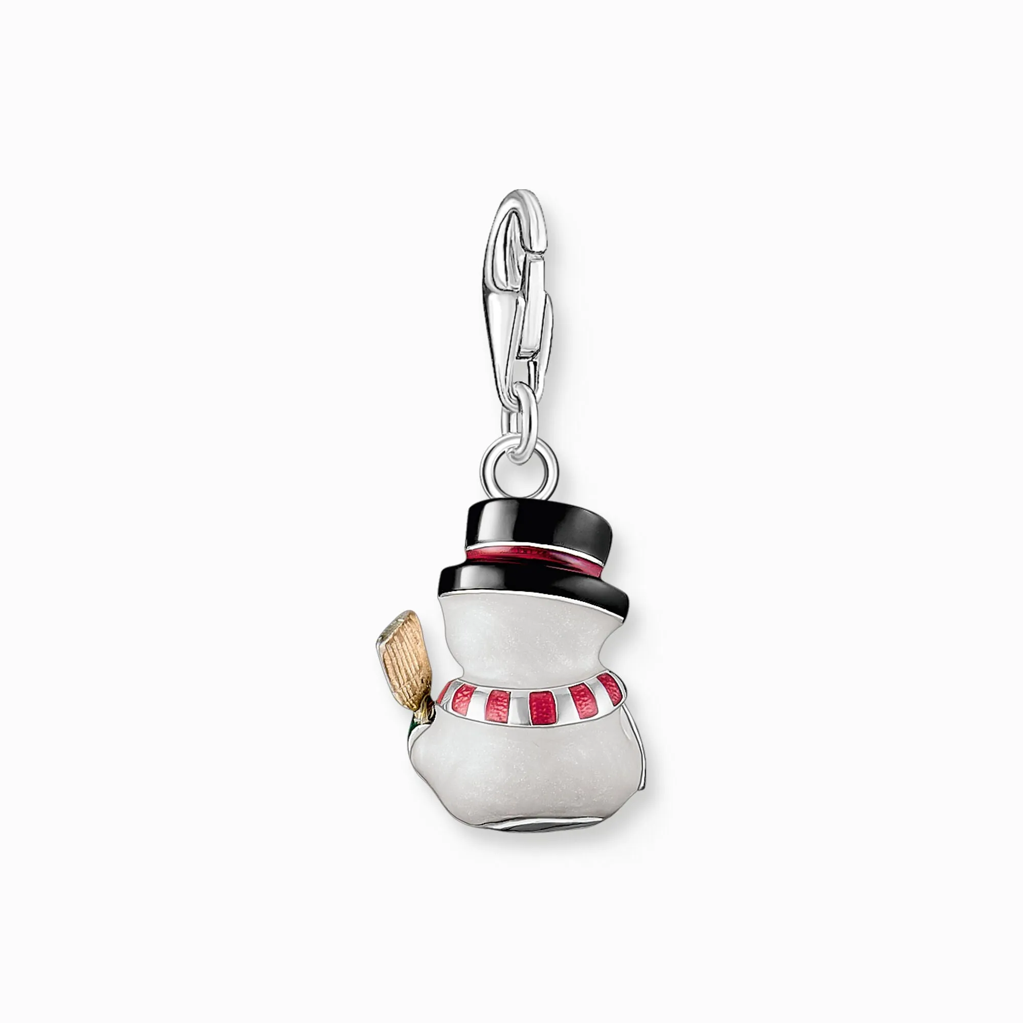 Sterling Silver Enamel Snowman Charm 2195-007-7