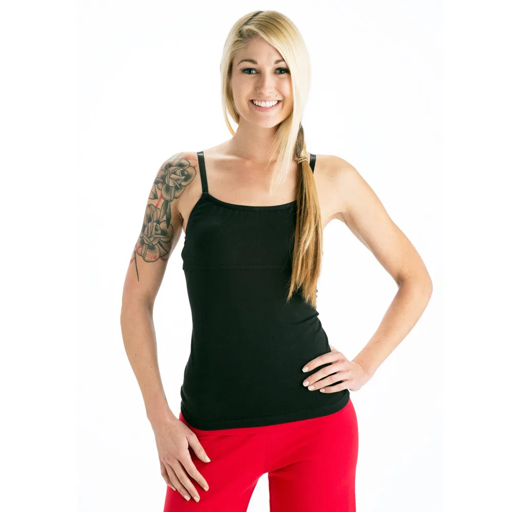 Strength Yoga Tank Camisole - Black