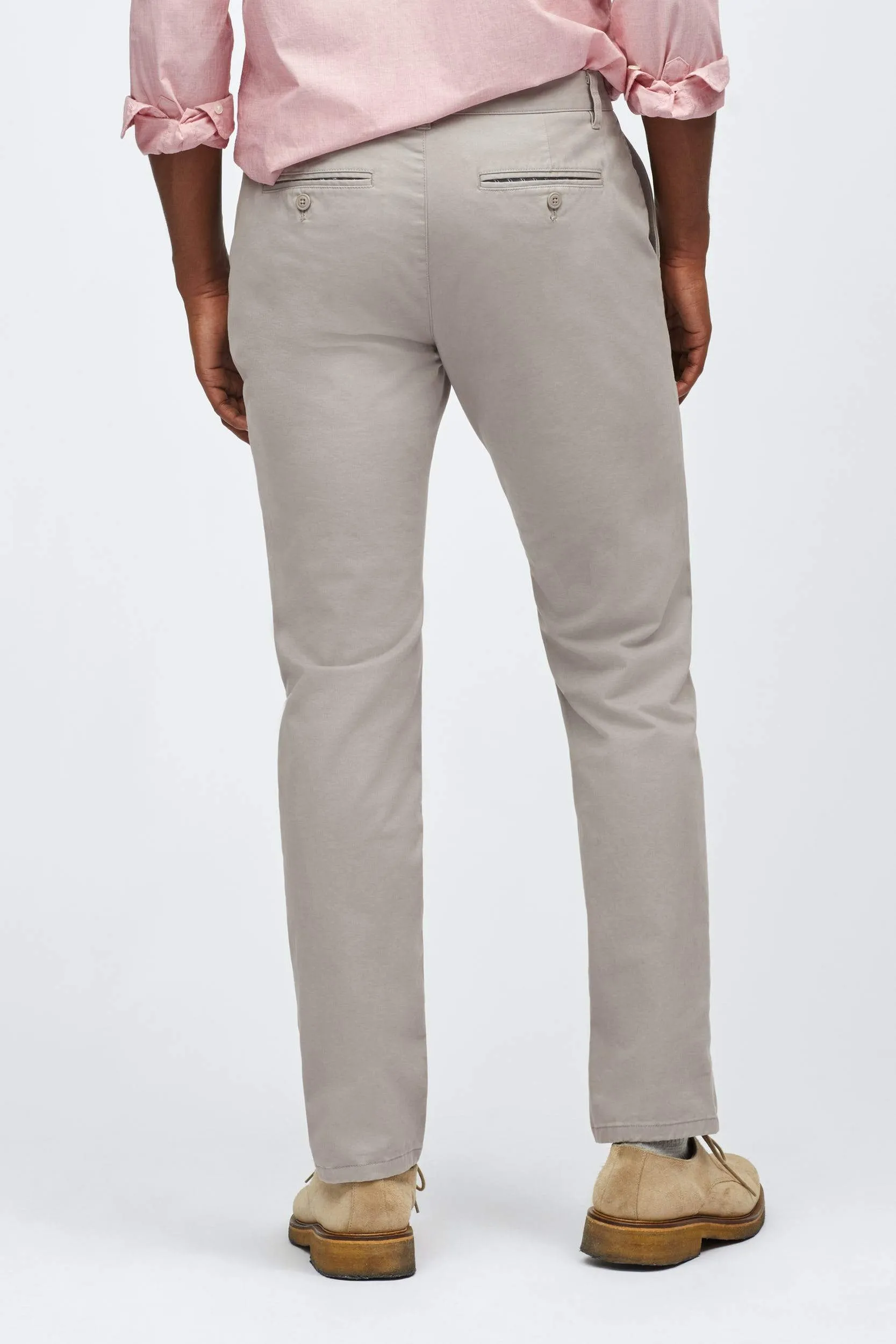 Stretch Washed Slim Chino- Grey Dogs