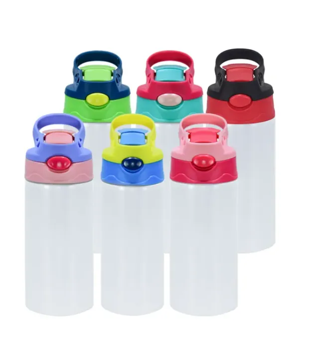 Sublimation Straight Top Flip Kids Water Bottle | Sublimation Tumbler